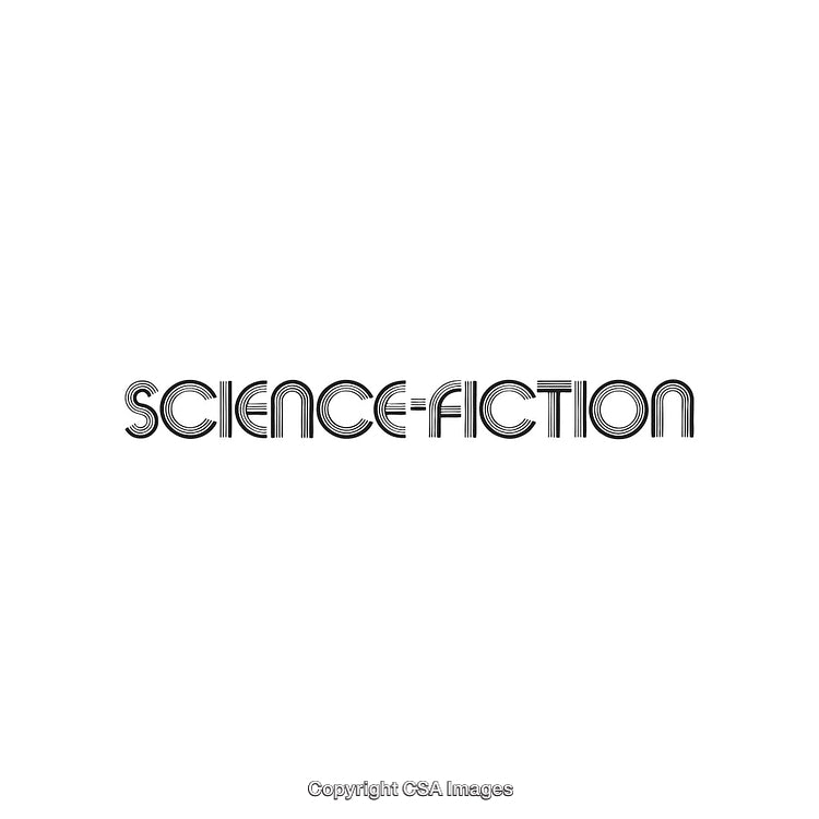 Creative Typography Depicting Science Fiction With Modern Minimalistic Design