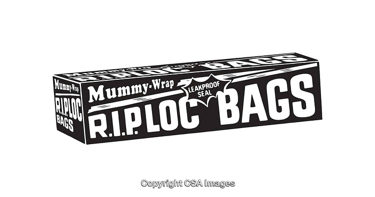 Black and White Mummy Wrap Line Art Design with Text Elements
