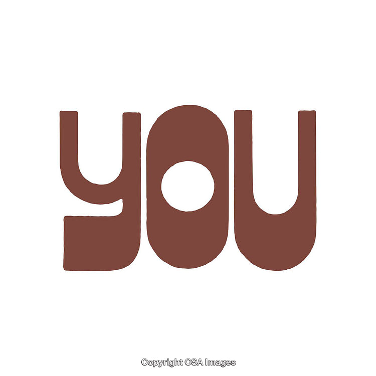 Minimalistic Brown Text Design on a White Background