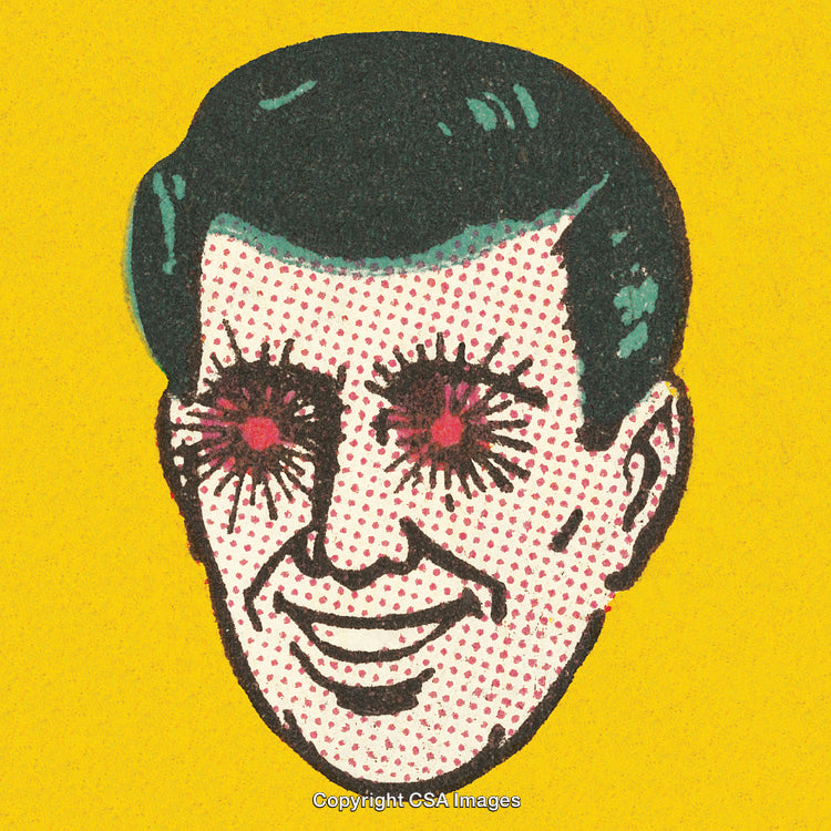 Surreal Pop Art Portrait with Intense Visual Effects