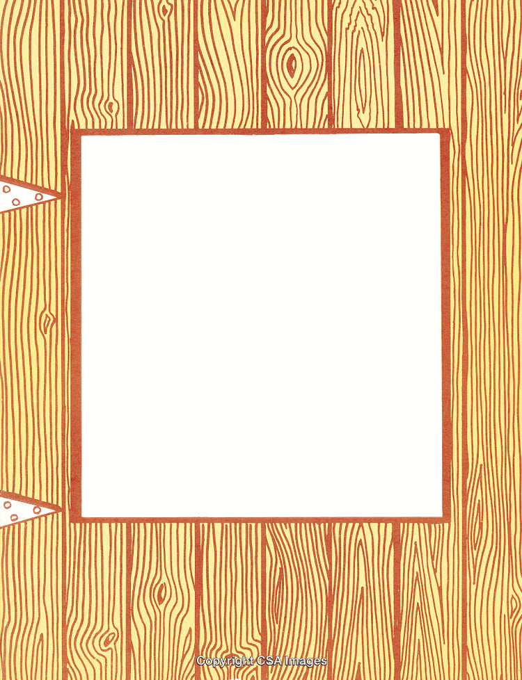 Decorative Wooden Frame With Blank Space for Custom Design or Text