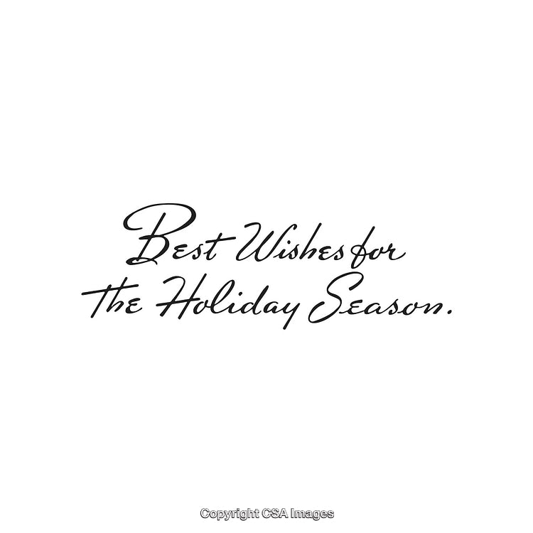 Elegant Seasonal Greeting Card Highlighting Best Wishes For the Holiday Season