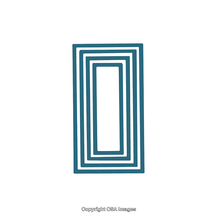 Stylized Illustration of the Letter O with Abstract Design in Blue
