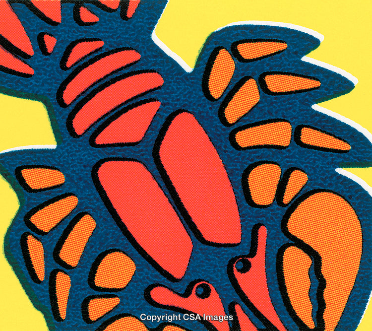 Vibrant Abstract Illustration Featuring Colorful Shapes and Bold Design Elements