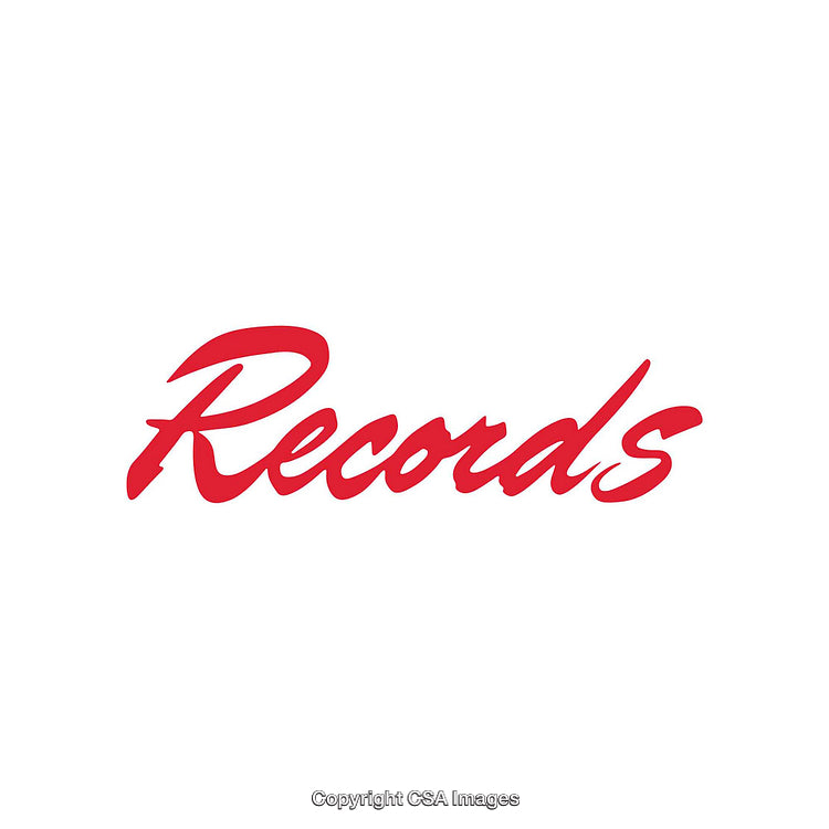 Bold Red Script Typography on a Minimalist White Background