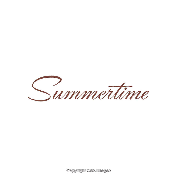 Elegant Inspirational Summertime Text on White Background