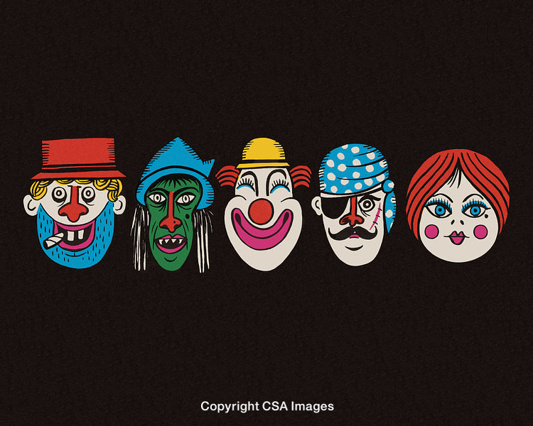 Colorful Portraits of Unique Creative Characters Drawn in a Stylized Bold Design