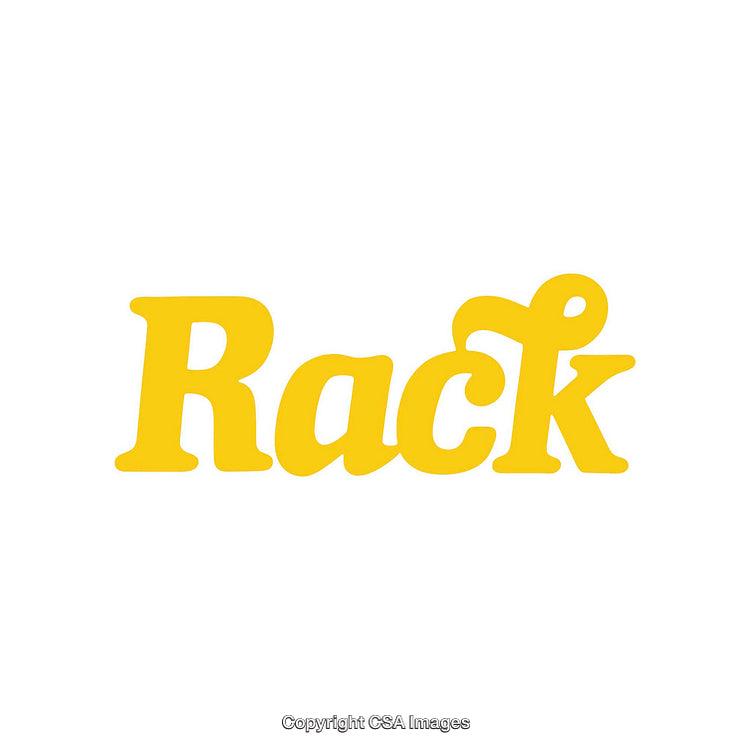 Bright Yellow Logo-Style Text Design on White Background