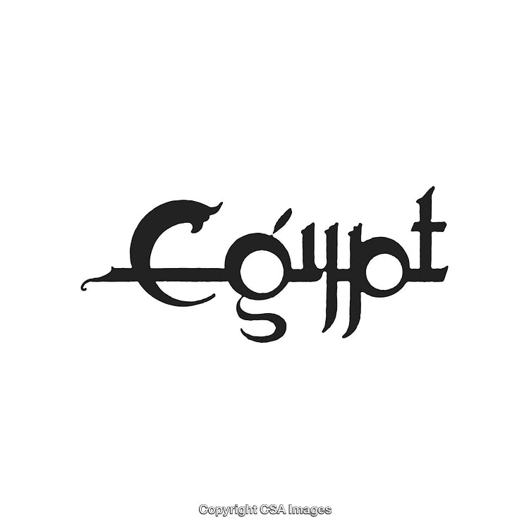 Abstract Logo Design with Unique Artistic Typography in Black and White