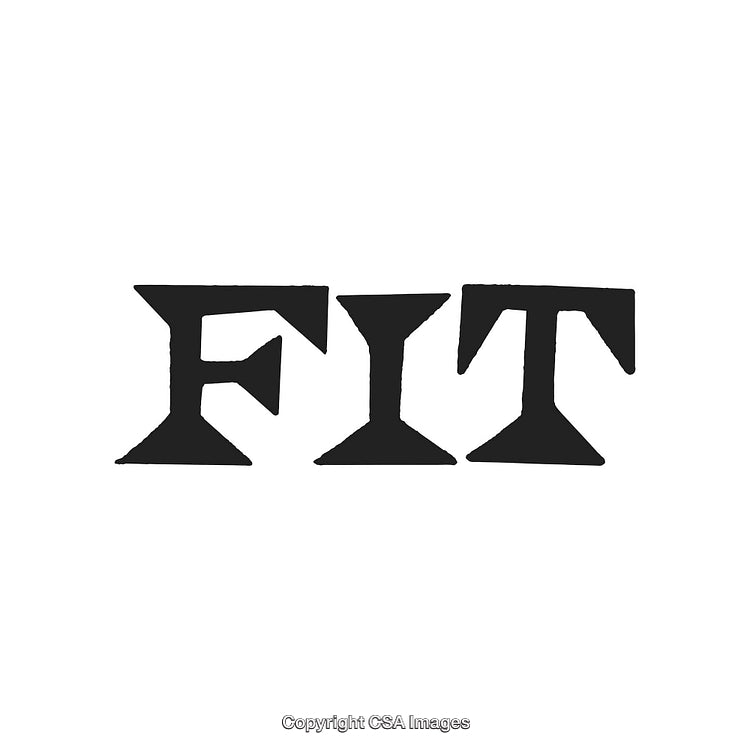 Bold Black Typography Display on a White Background