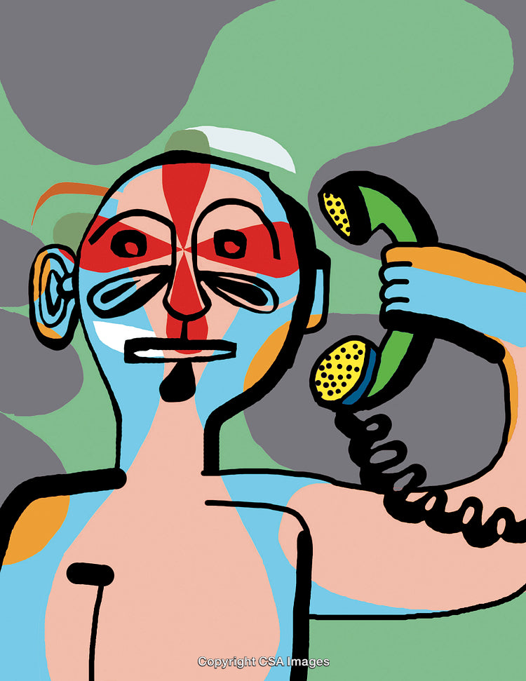 Person on the Telephone