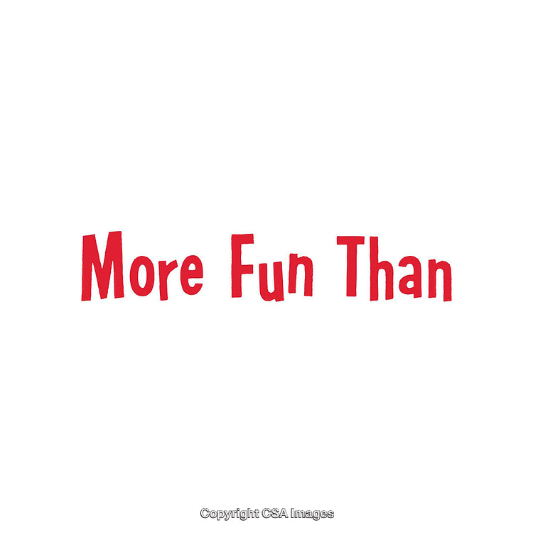 Bold Red Text on a Simple White Background for Fun Concepts