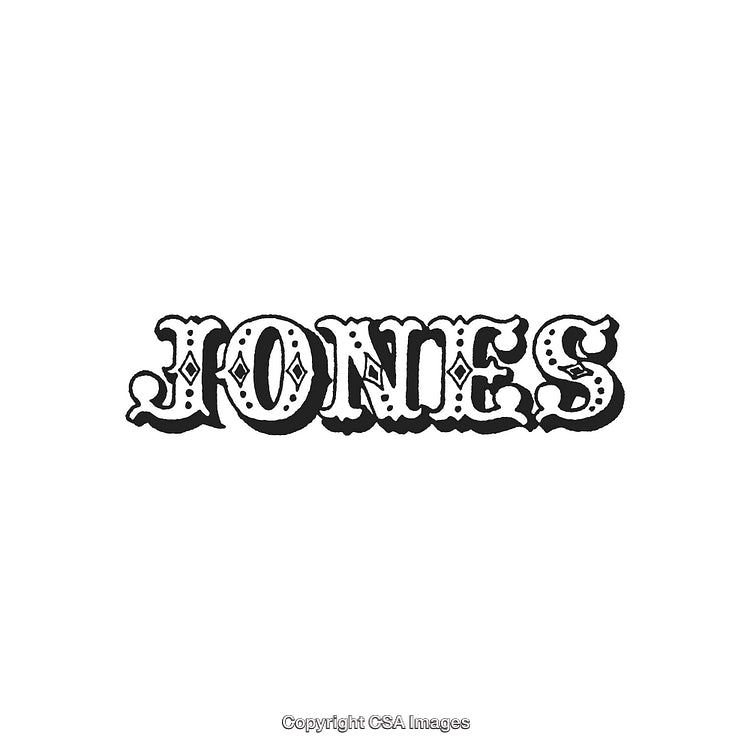 Elegant Vintage Western Style Font Embellished With Patterns and Shadows