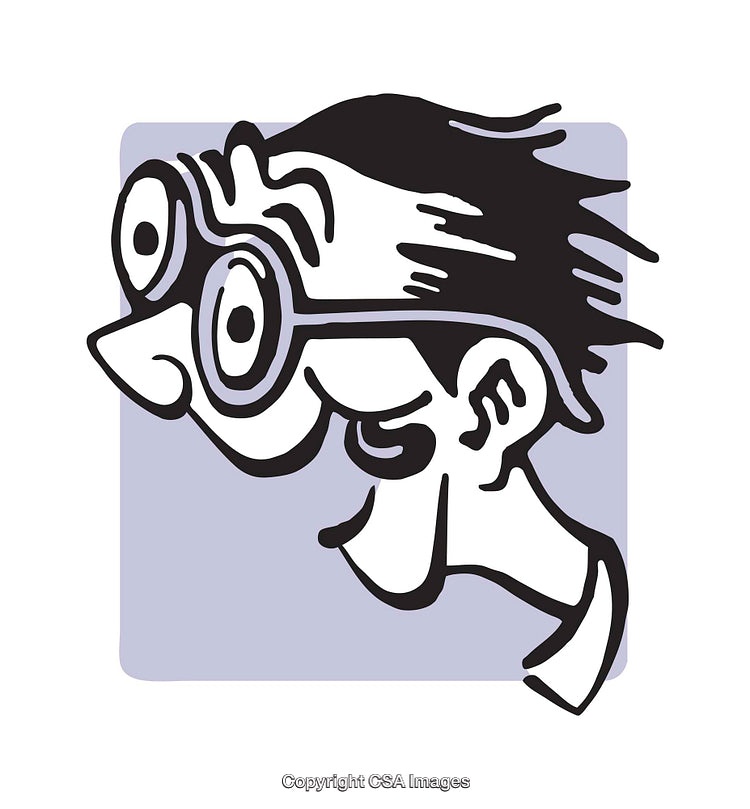 Playful Cartoon Character with Exaggerated Features and Bold Outline Style