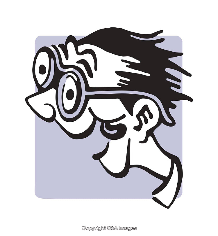 Playful Cartoon Character with Exaggerated Features and Bold Outline Style