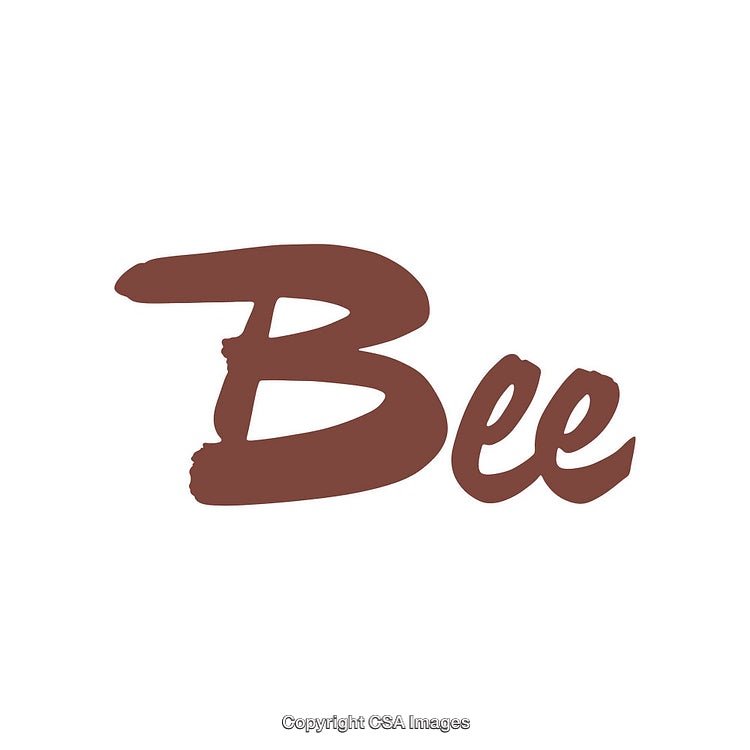 Stylish Handwritten Typographic Artwork in Bold Brown Color
