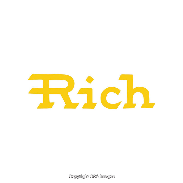 Minimalistic Yellow Rich Typography on a Clean White Background