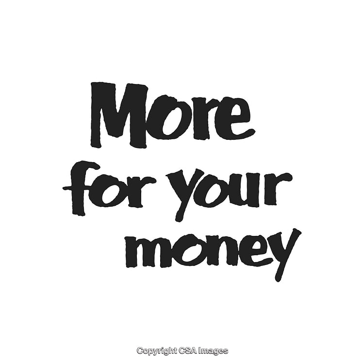 Bold Text Graphic Highlighting Financial Value and Budget Optimization