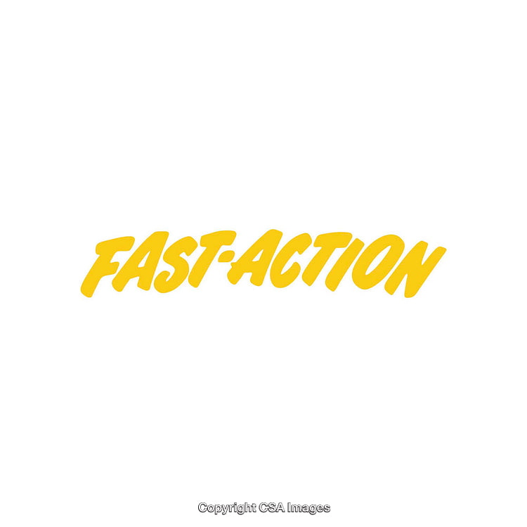 Dynamic Yellow Typography Text Display on Clean White Background
