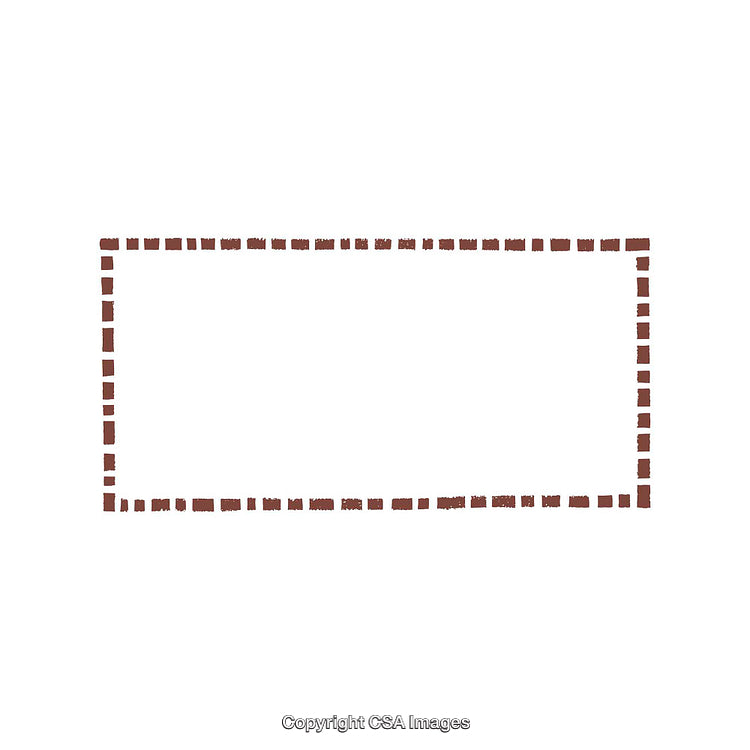 Dotted Rectangular Frame Design on White Background