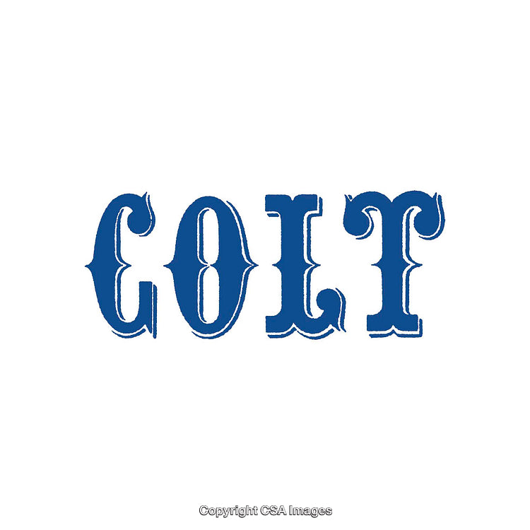 Blue Decorative Text Design Artwork on a White Background
