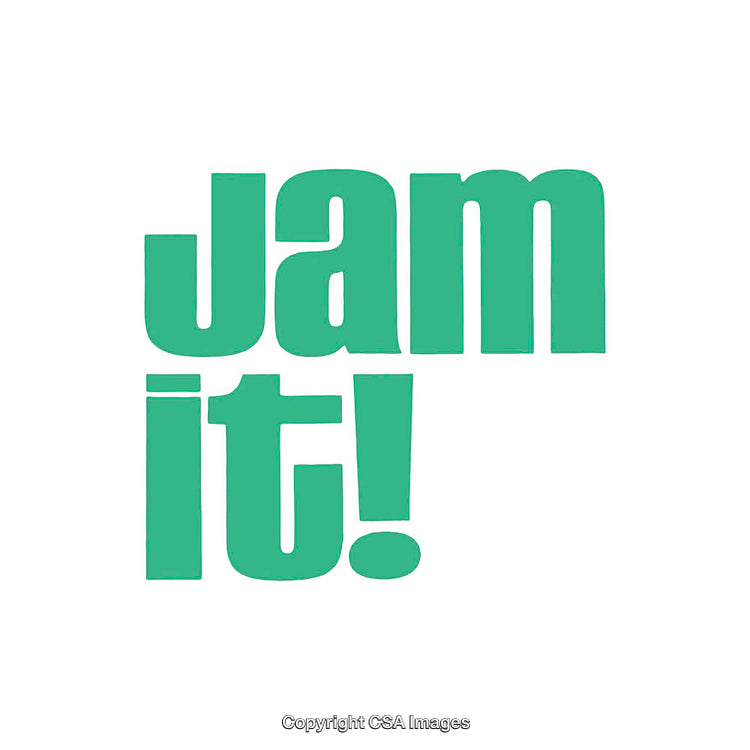 Bold and Simple Green Text Graphic Against White Background