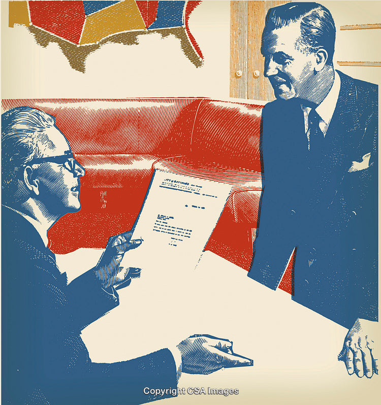 Two Businessmen Meeting