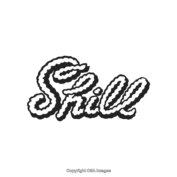 Stylized Wordmark Design with Dynamic Text and Bold Graphic Lines