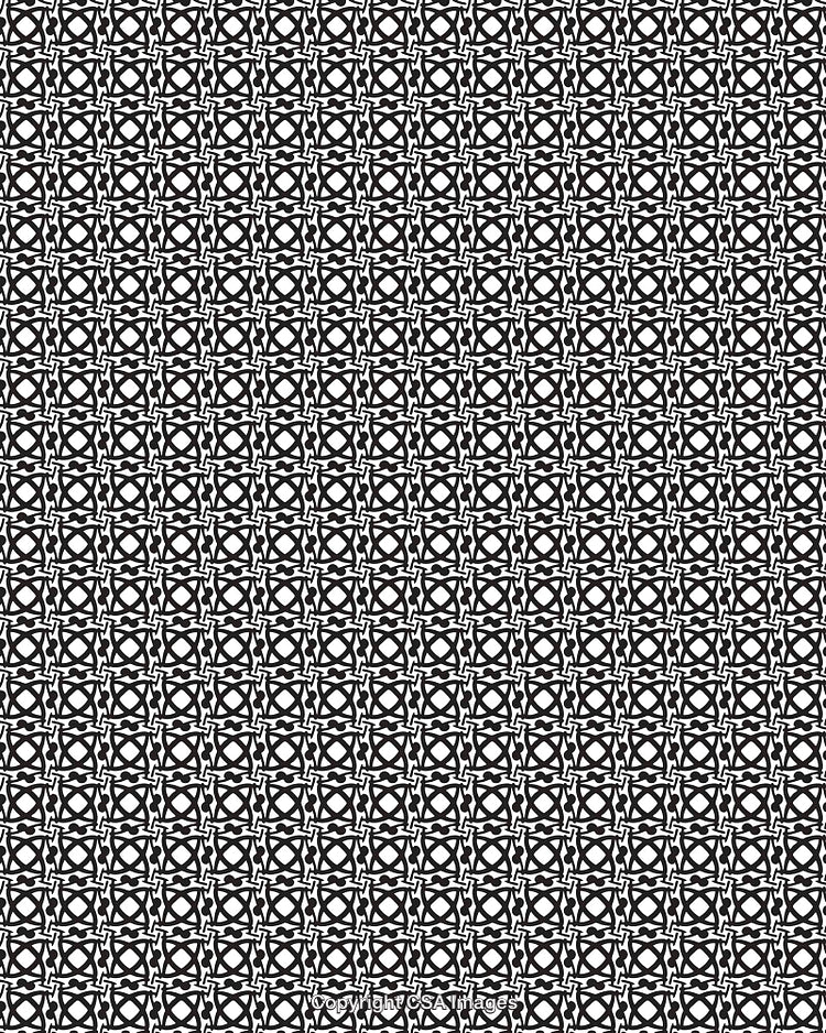 Black and White Patterned Background with Geometrical Abstract Motif Design