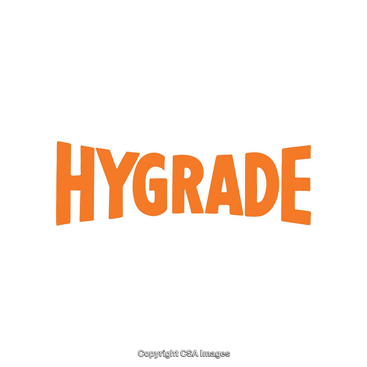 Orange Text Displayed Against a Clean White Background