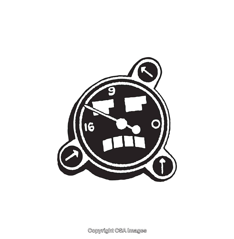 Black and White Illustration of Abstract Face Design