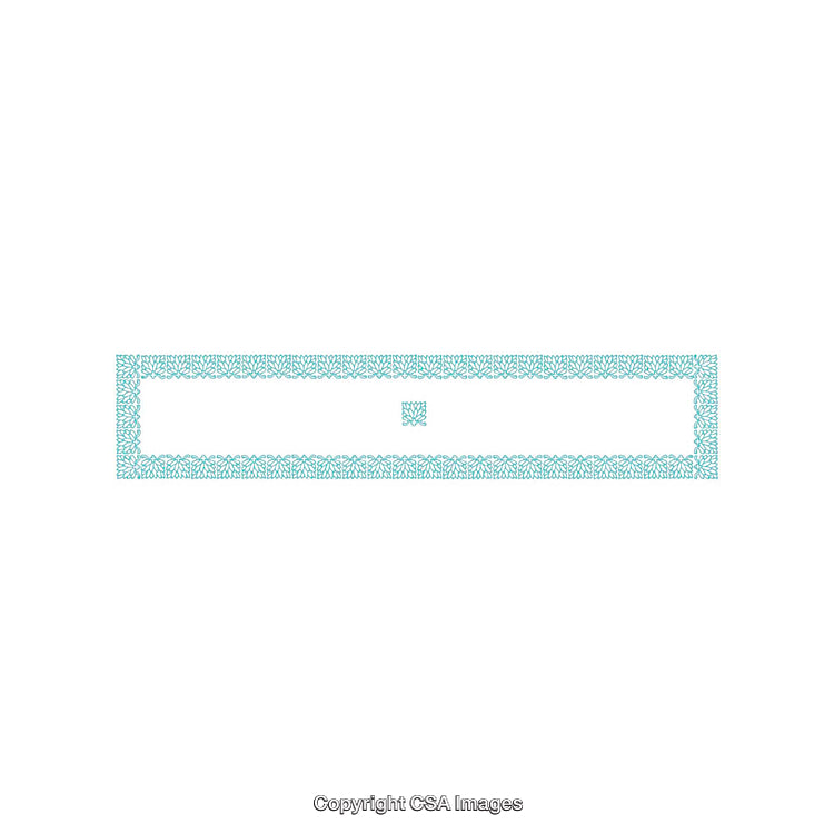 Elegant Decorative Border Design on White Background Conveying Sophisticated Simplicity