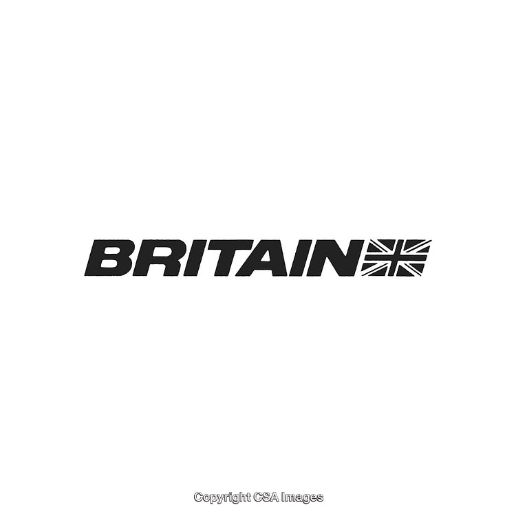 Bold Britain Logo Design Featuring Union Jack Symbol and Text