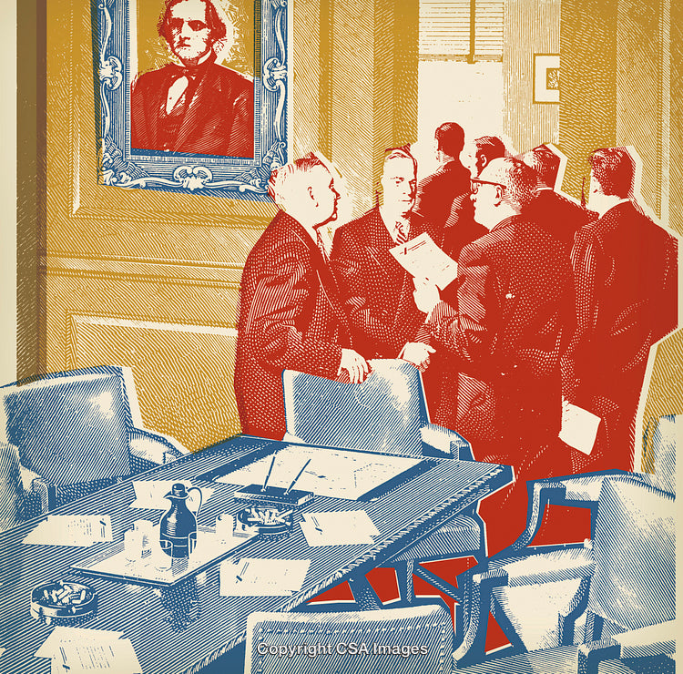 Businessmen in a Conference Room
