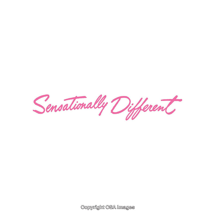 Pink Brushscript Typography Art with White Background