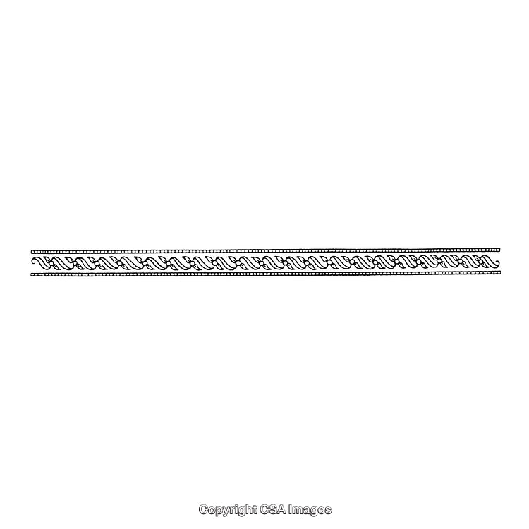 Elegant Black and White Borders With Ornamental Patterns for Designs