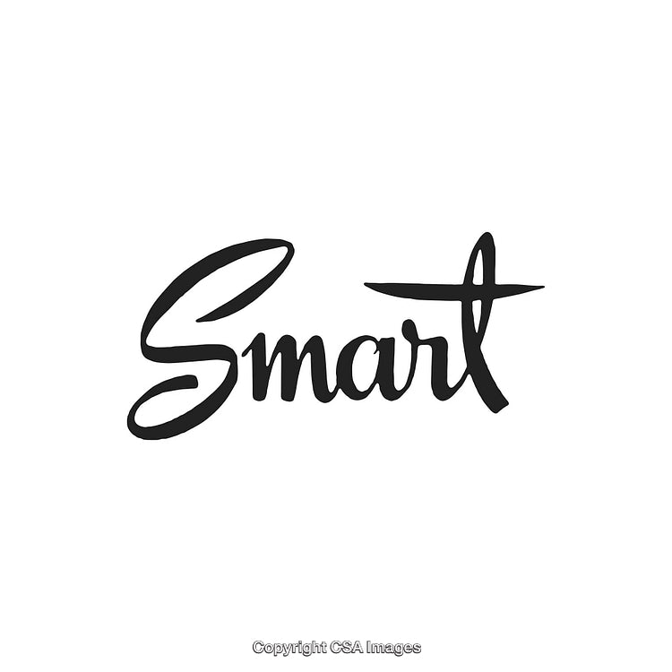Creative Handwritten Script Showcasing the Word 'Smart' in Bold Styling