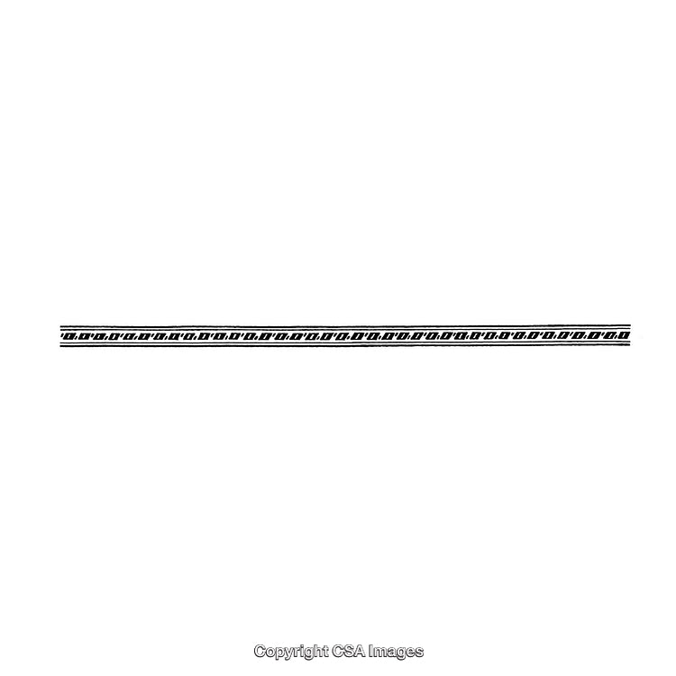 Geometric Black and White Border Design for Decorative Uses
