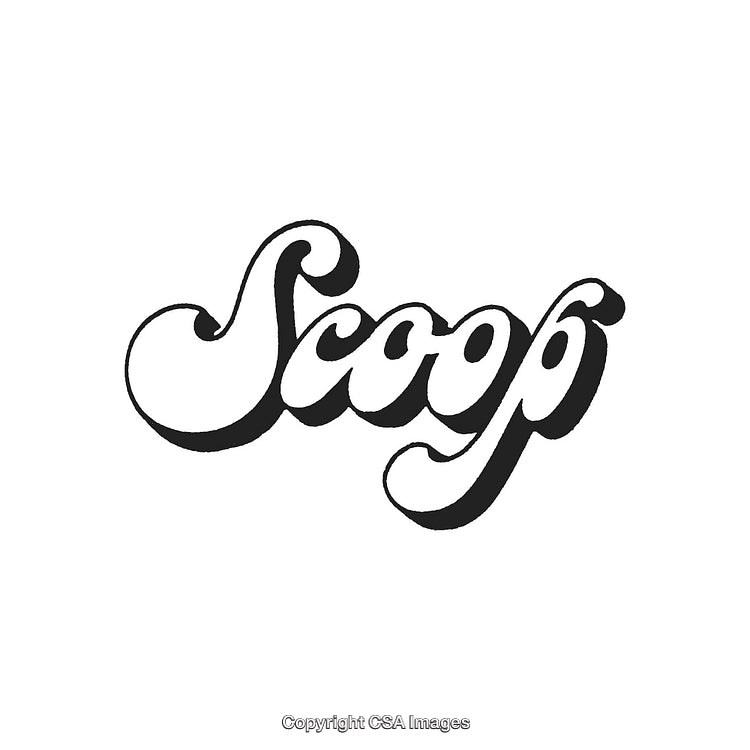 Retro Style Script Logo Design with Nostalgic Flair on White Background