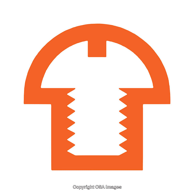 Minimalist Orange and White Icon With Sharp Linear Elements