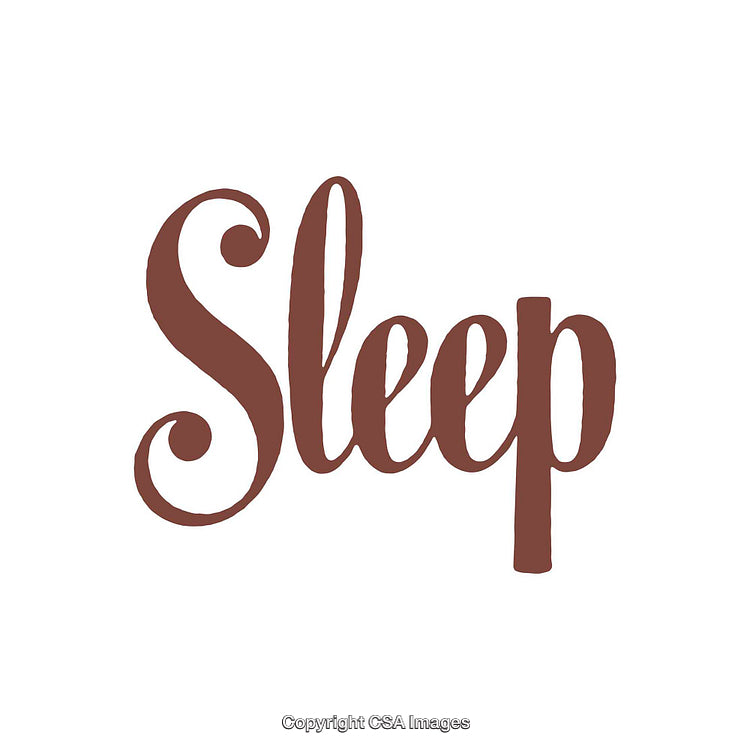 Elegant Typography Design Featuring the Word 'Sleep' in Stylish Script Font