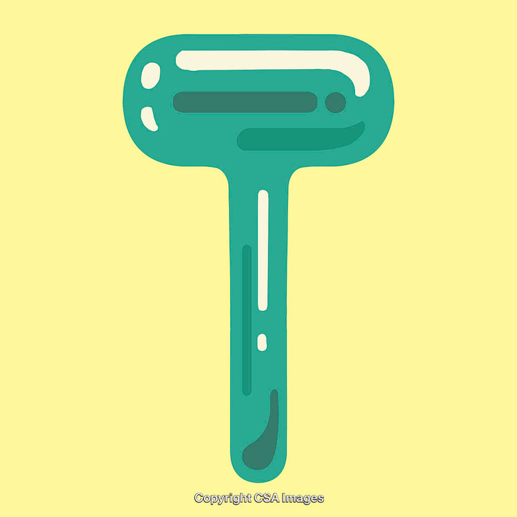 Colorful Artistic Representation of the Letter T in a Modern Style