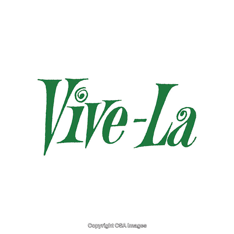 Green Text Logo Design Featuring Stylish Vive-La Typography