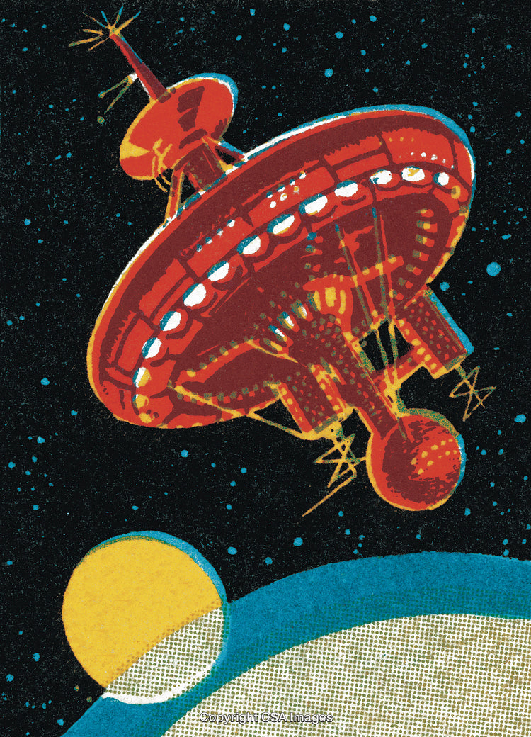 Satellite in Outer Space