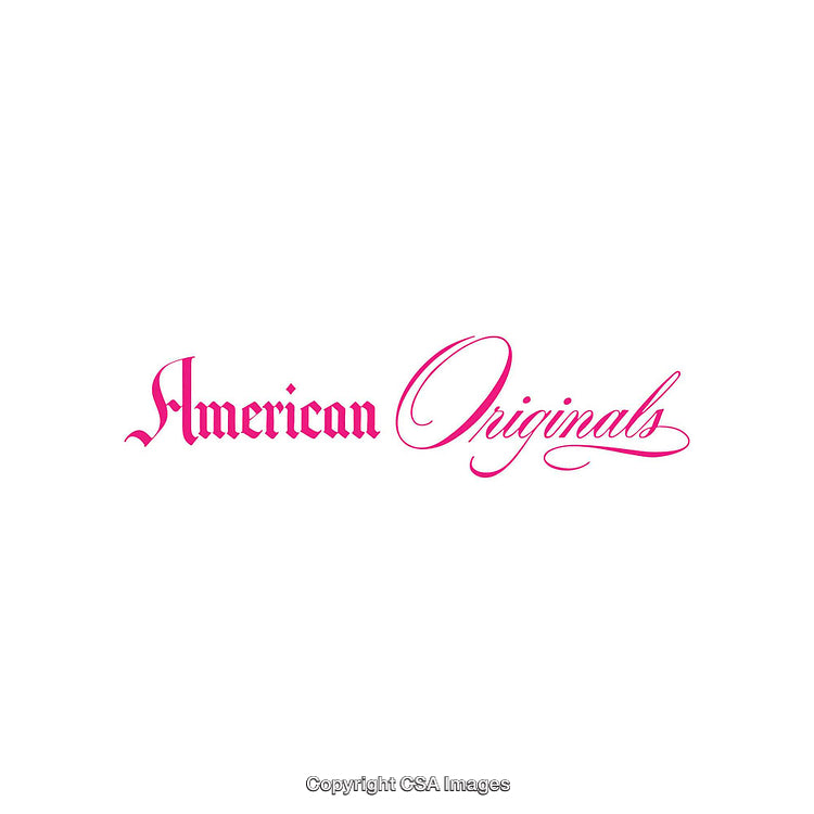 Stylized Pink American Originals Logo on White Background