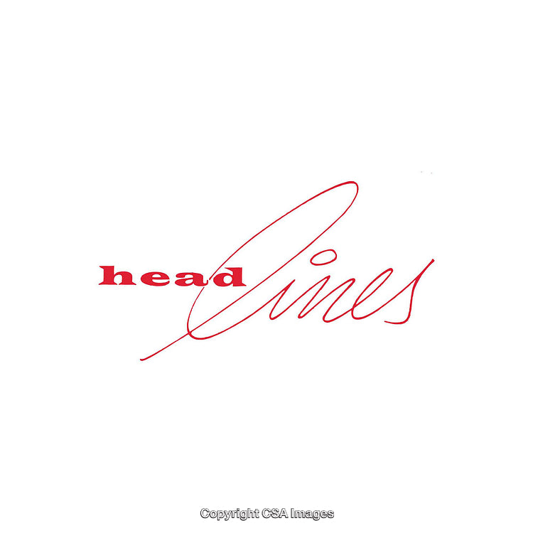 Minimalistic Red Typography Design on White Background
