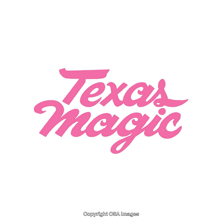 Stylish Pink and White Typography Featuring Texas-Themed Design
