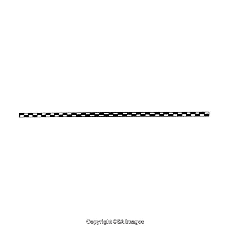 Minimalistic Black and White Border Design with a Simple Geometric Pattern
