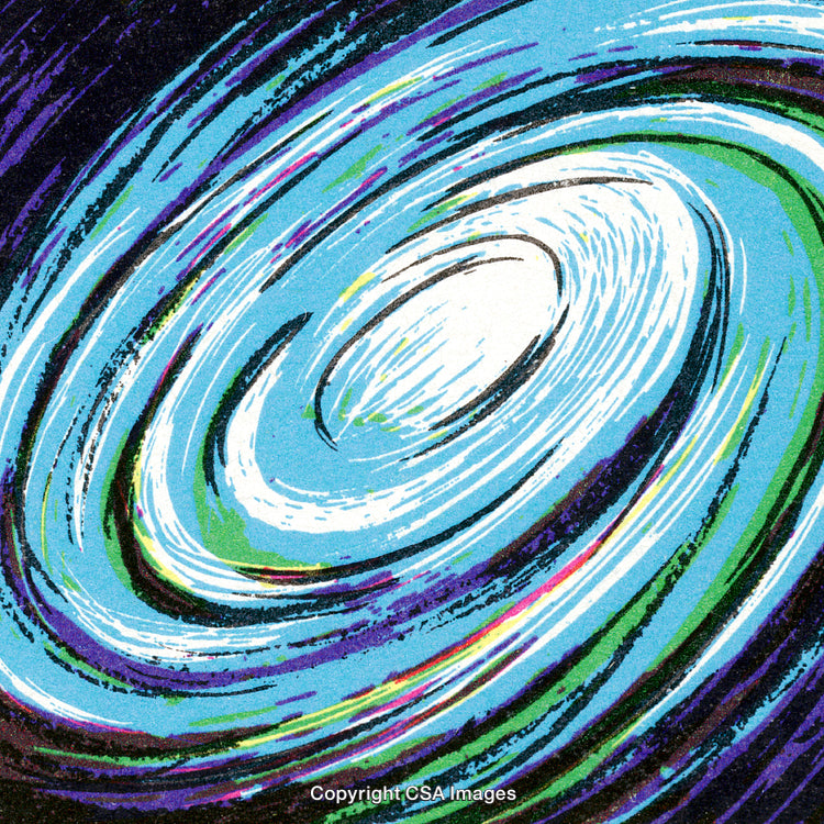 Dynamic Abstract Art Representing Energy Flow and Cosmic Movement