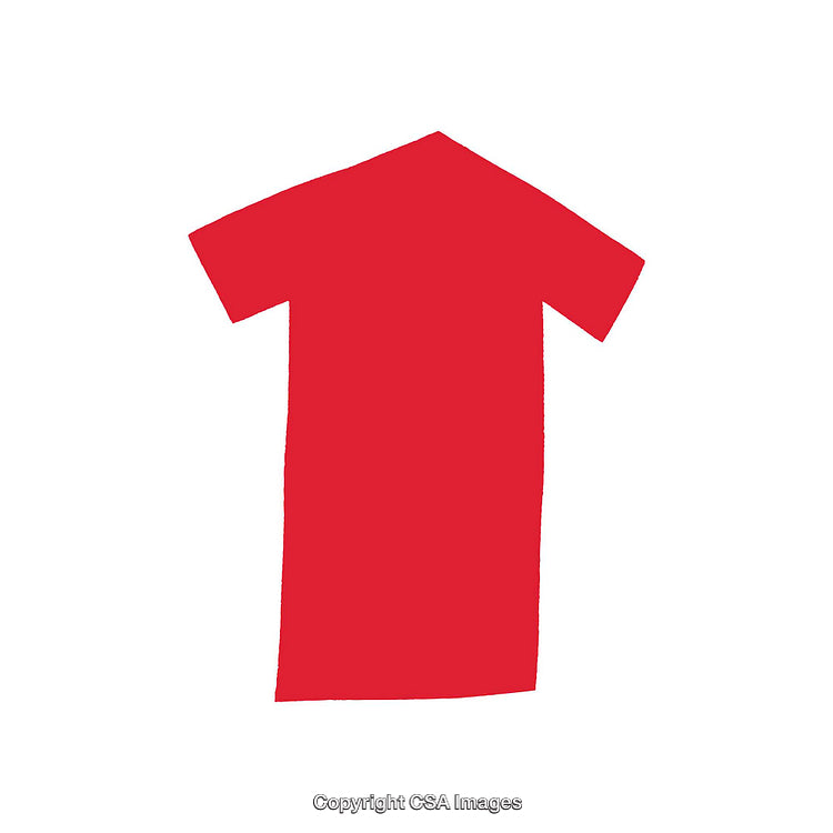 Red Arrow Shaped Symbol Depicting Growth or Progress on White Background